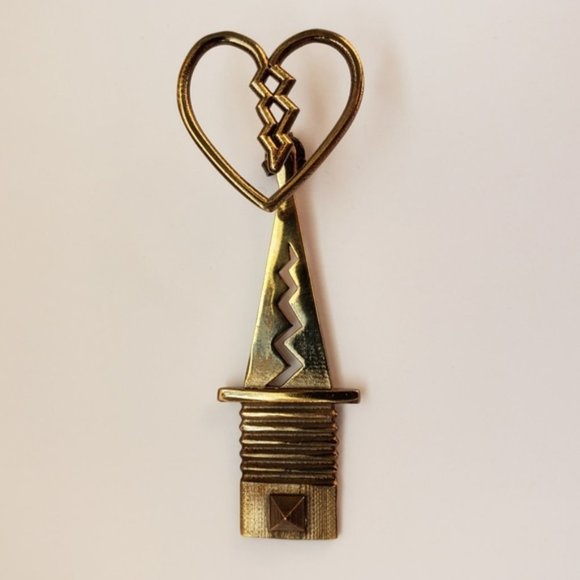 🎁Valentino Dagger & Heart Jacket Earring - Picture 3 of 6